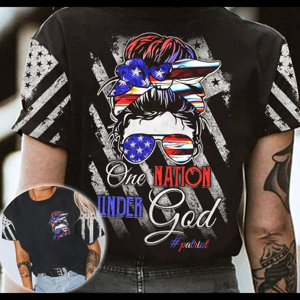 T-shirt Patriot “One Nation Under God”